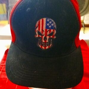 Skull liberty America cap by black canyon outfitters one size fits all